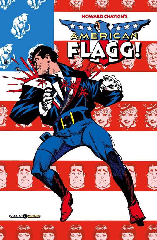 American flagg!. Vol. 4 - Howard Chaykin,Alan Moore - copertina