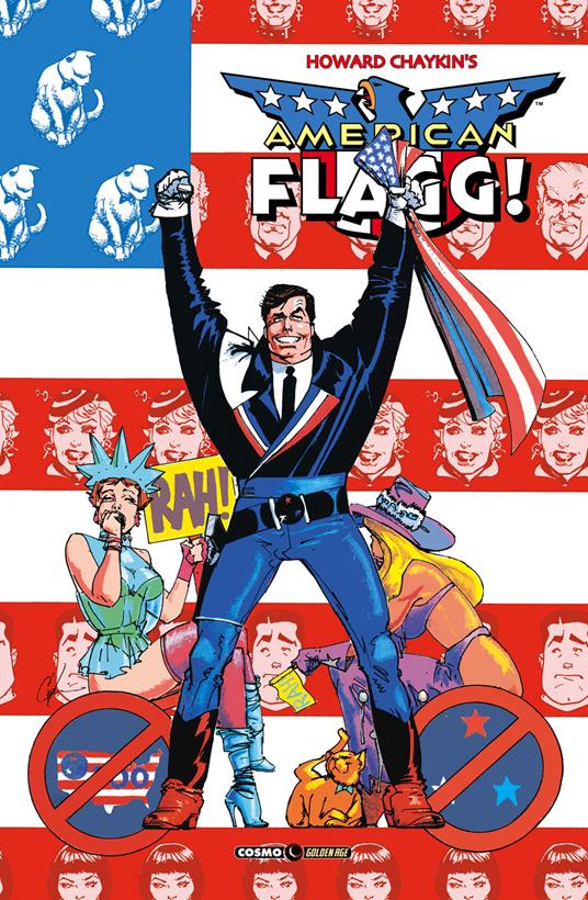 American Flagg!. Vol. 6: Nessun posto - Howard Chaykin - copertina
