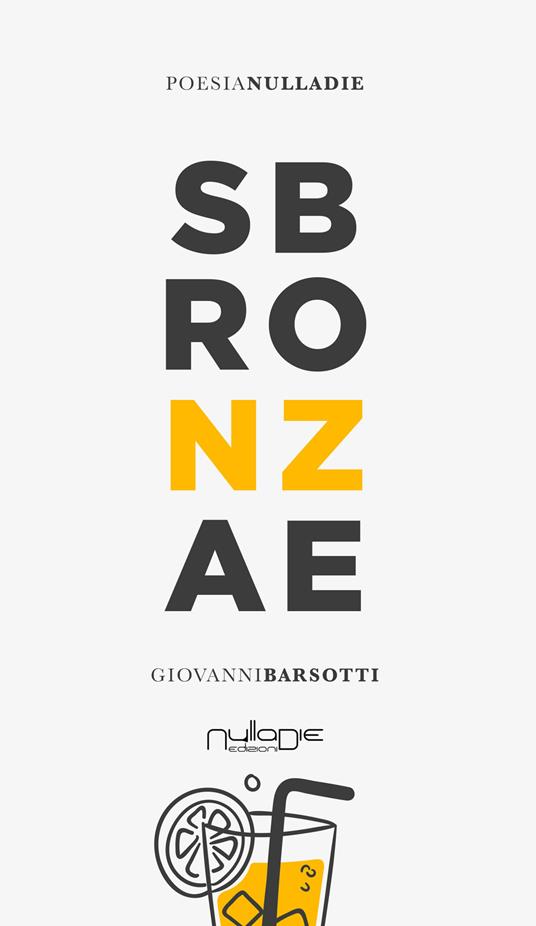 Sbronzae - Giovanni Barsotti - copertina