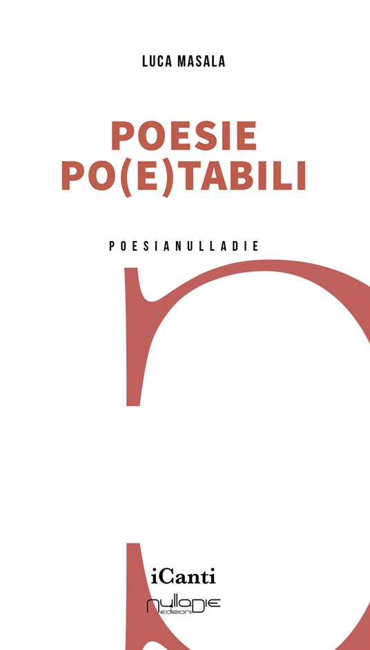 Poesie po(e)tabili - Luca Masala - copertina