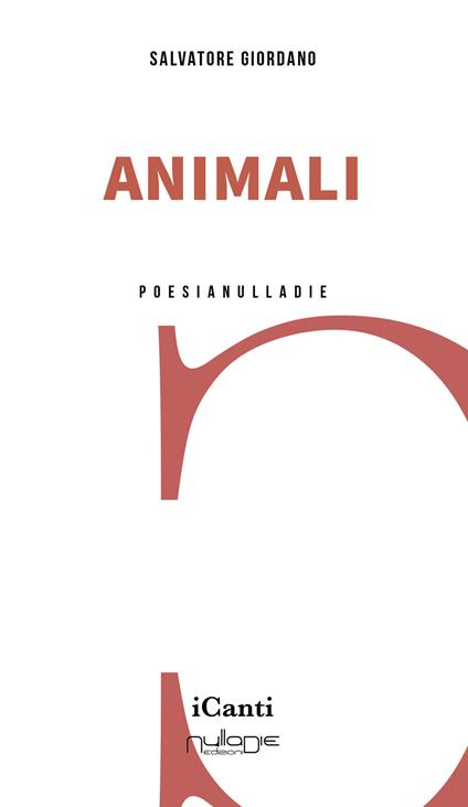 Animali - Salvatore Giordano - copertina