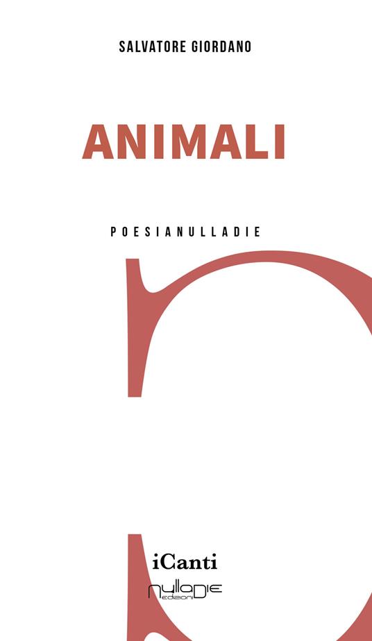 Animali - Salvatore Giordano - copertina