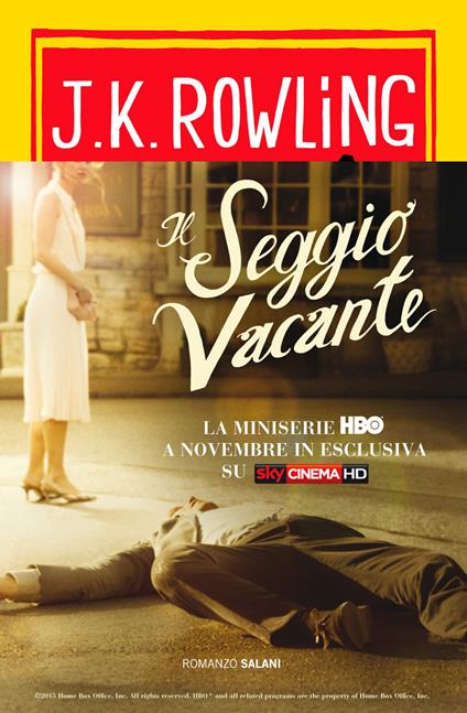 Il seggio vacante - J. K. Rowling - copertina