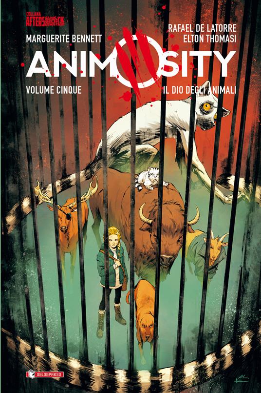 Animosity. Vol. 5: dio degli animali, Il. - Marguerite Bennett,Rafael de Latorre - copertina