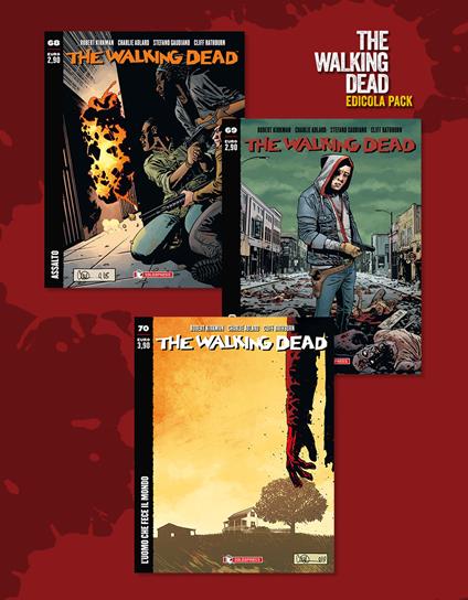 The walking dead. Pack. Vol. 68-70 - Robert Kirkman - copertina