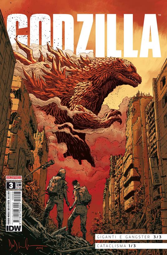 Godzilla. Vol. 3: Giganti & gangster 3/3-Cataclisma 1/3. - John Layman,Cullen Bunn - copertina