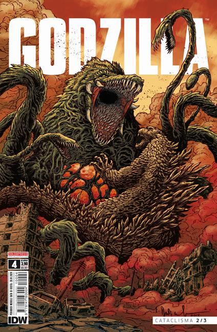 Godzilla. Vol. 4: Cataclisma 2/3 - Cullen Bunn - copertina