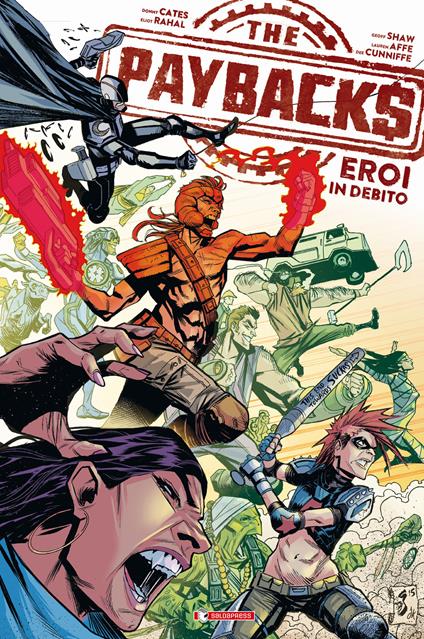 Paybacks. Eroi in debito - Donny Cates,Eliot Rahal - copertina