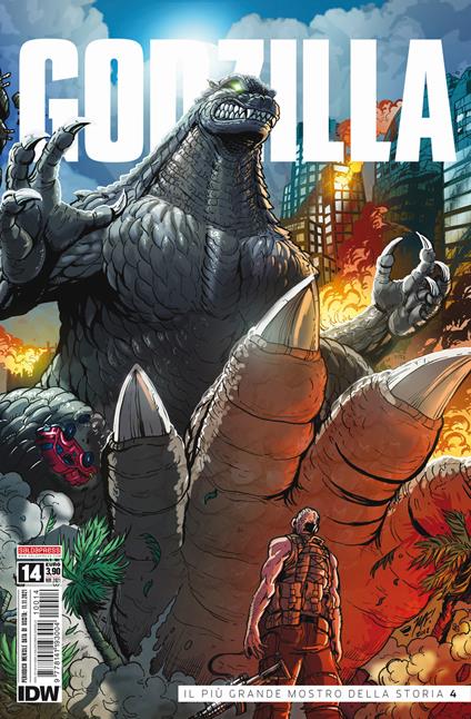 Godzilla. Vol. 14: Il più grande mostro della storia 4 - Jason Ciaramella,Tracy Marsh,Eric Powell - copertina