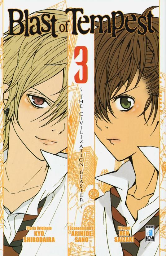 Blast of tempest. Vol. 3 - Kyo Shirodaira,Arihide Sano,Ren Saizaki - copertina