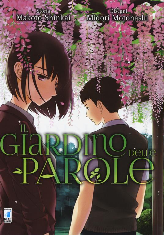 Il giardino delle parole - Makoto Shinkai - copertina