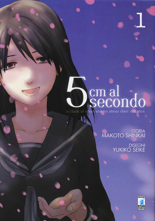 5 cm al secondo. Vol. 1 - Makoto Shinkai - copertina