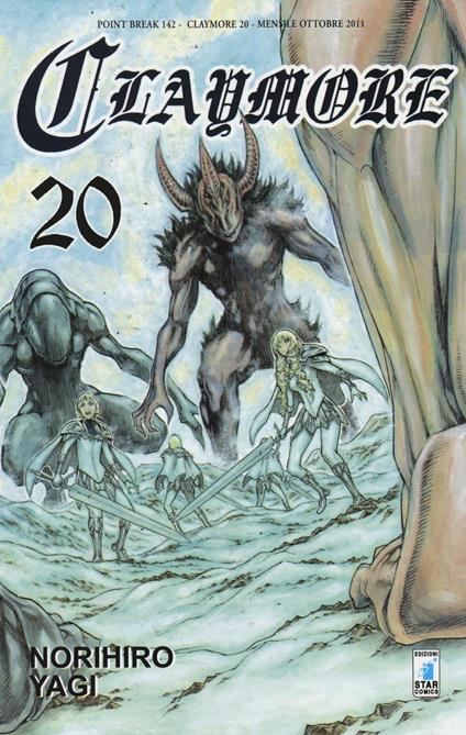 Claymore. Vol. 20 - Norihiro Yagi - copertina