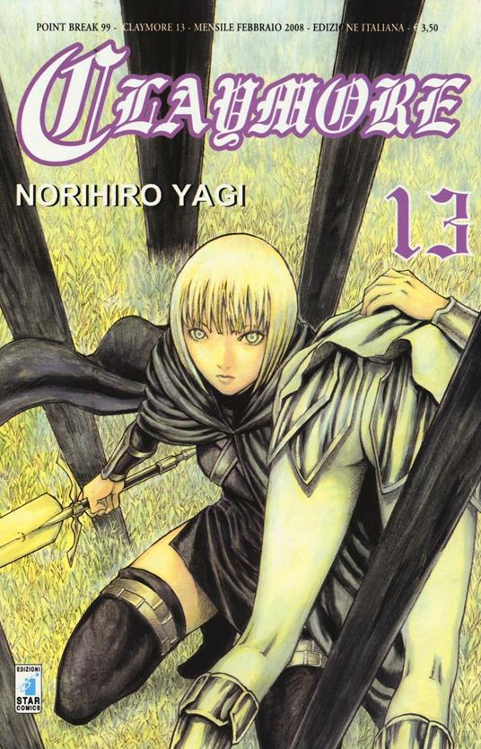 Claymore. Vol. 13 - Norihiro Yagi - copertina