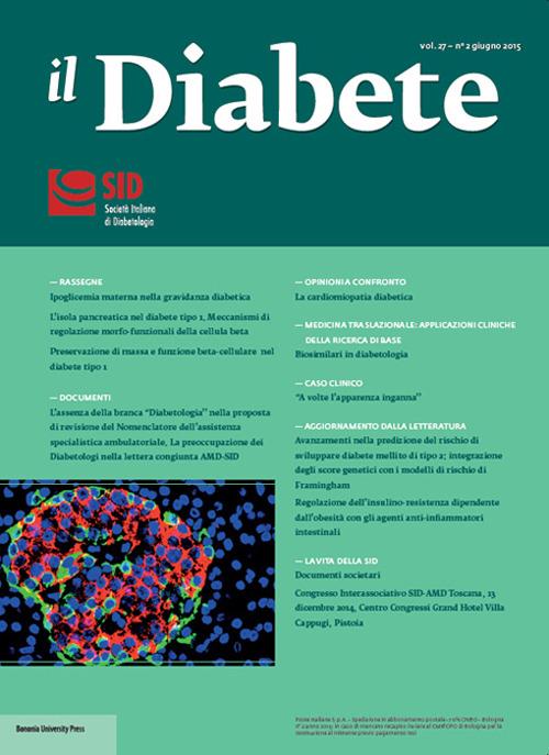 Il diabete (2015). Vol. 27/2 - copertina