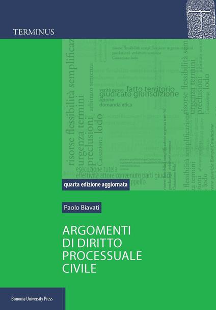 Argomenti di diritto processuale civile - Paolo Biavati - copertina