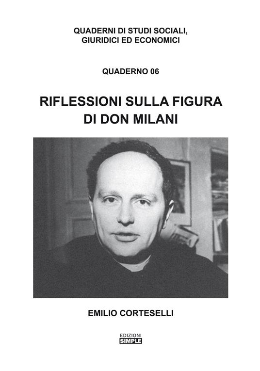 Riflessioni sulla figura di don Milani - Emilio Corteselli - copertina
