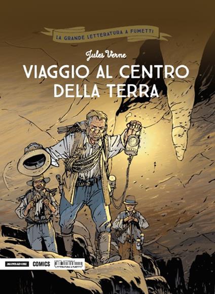 Viaggio al centro della terra - Jules Verne,Curd Ridel,Frédéric Garcia - copertina