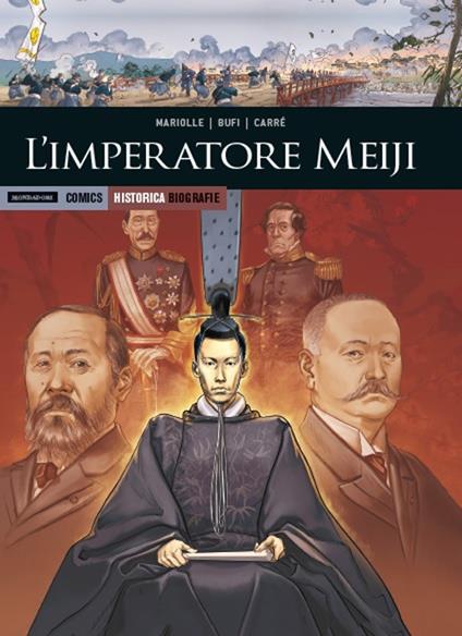 L' imperatore Meiji - Mathieu Mariolle,Ennio Bufi,Carré - copertina
