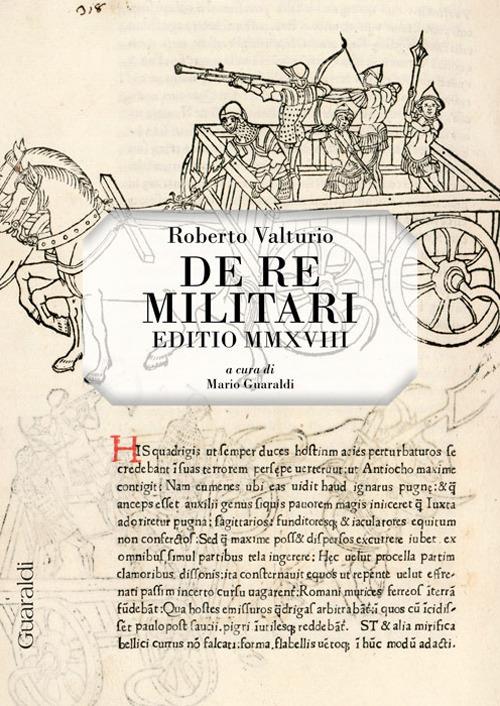 De re militari. Editio MMXVIII - Roberto Valturio - copertina