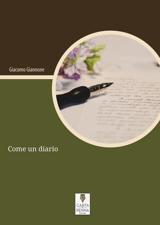 Come un diario - Giacomo Giannone - copertina