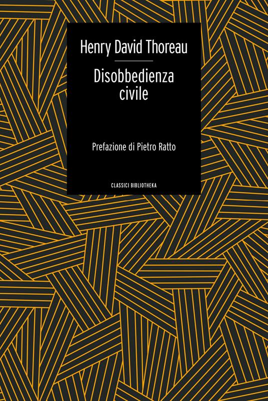 Disobbedienza civile - Henry David Thoreau - copertina