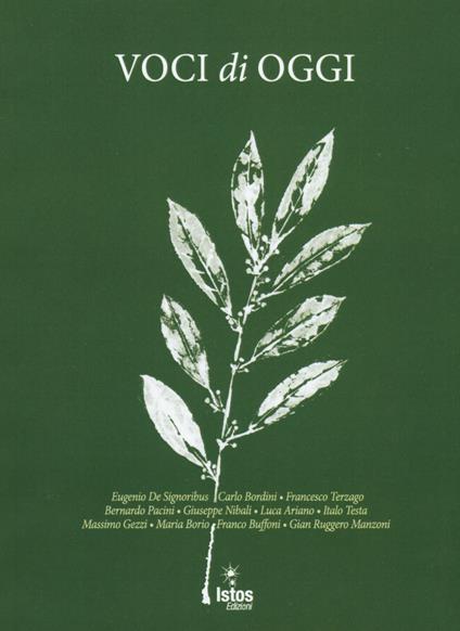 Voci di oggi - copertina