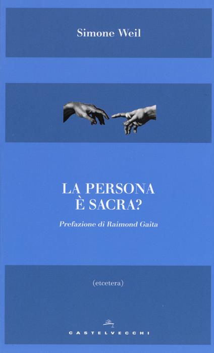 La persona è sacra? - Simone Weil - copertina