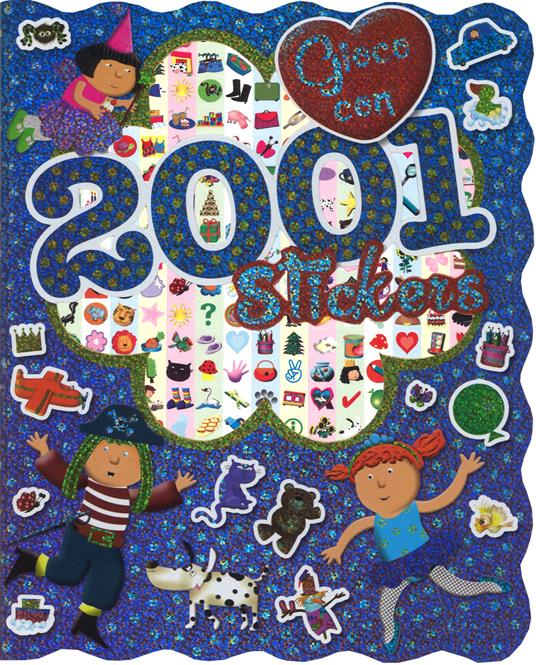 Gioco con 2001 stickers. Ediz. a colori - copertina