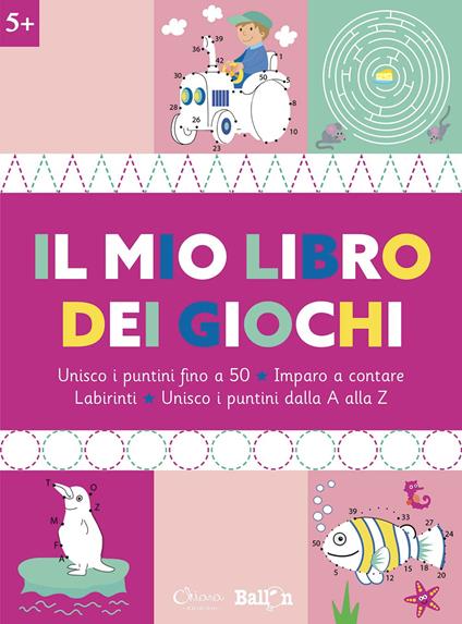 Il mio libro dei giochi 5+. Ediz. a colori - copertina