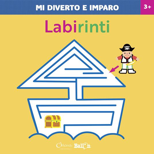 Labirinti. Mi diverto e imparo. Ediz. a colori - copertina
