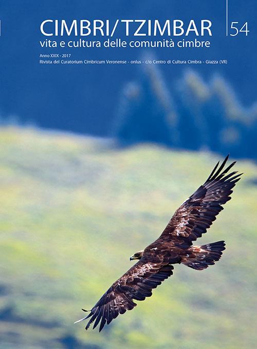 Cimbri-Tzimbar. Vita e culture delle comunità cimbre (2017). Vol. 54 - copertina