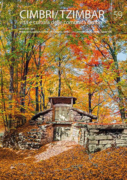 Cimbri-Tzimbar. Vita e culture delle comunità cimbre. Vol. 59 - copertina