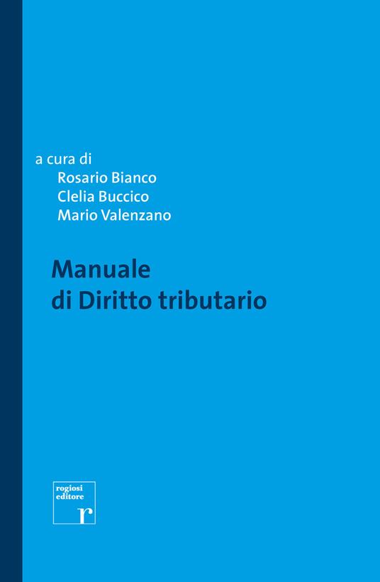 Manuale di diritto tributario - copertina