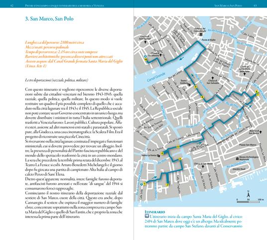 Pietre d'inciampo. Cinque itinerari della memoria a Venezia (1943-1945) - Stefania Bertelli - 2