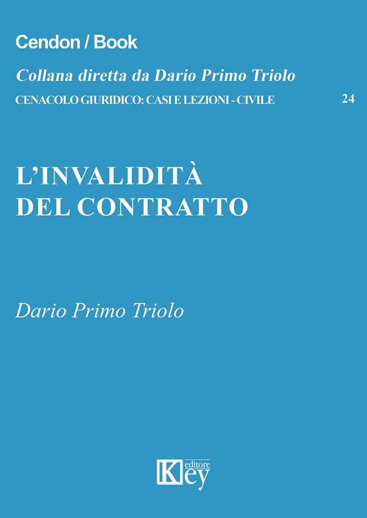 L' invalidità del contratto - Dario Primo Triolo - copertina
