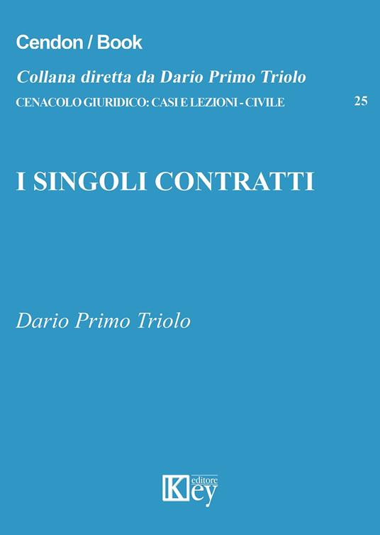 I singoli contratti - Dario Primo Triolo - copertina