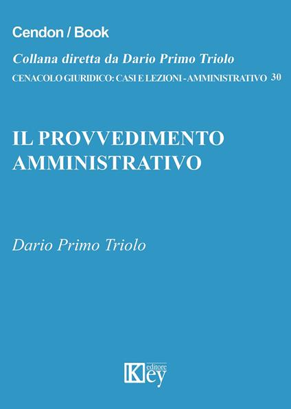 Il provvedimento amministrativo - Dario Primo Triolo - copertina