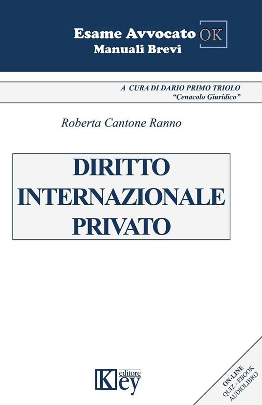 Diritto internazionale privato - Roberta Cantone Ranno - copertina
