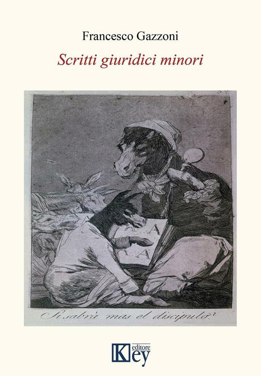 Scritti giuridici minori - Francesco Gazzoni - copertina