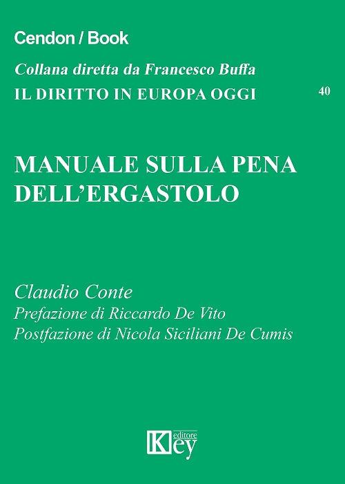 Manuale sulla pena dell'ergastolo - Claudio Conte - copertina