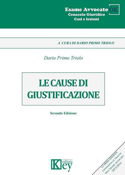 Le cause di giustificazione - Dario Primo Triolo - copertina