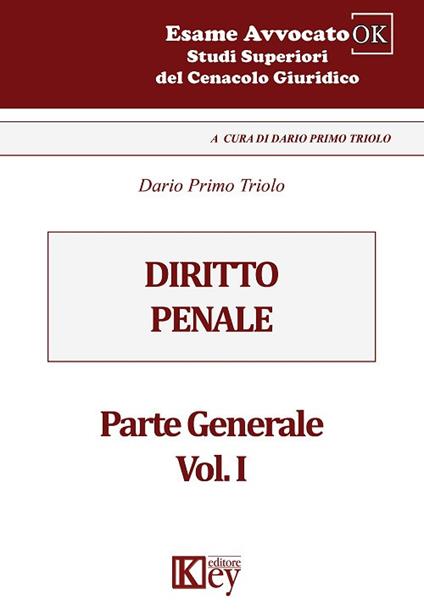 Diritto penale. Parte generale. Vol. 1 - Dario Primo Triolo - copertina