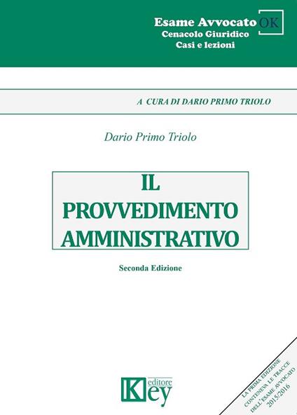 Il provvedimento amministrativo - Dario Primo Triolo - copertina