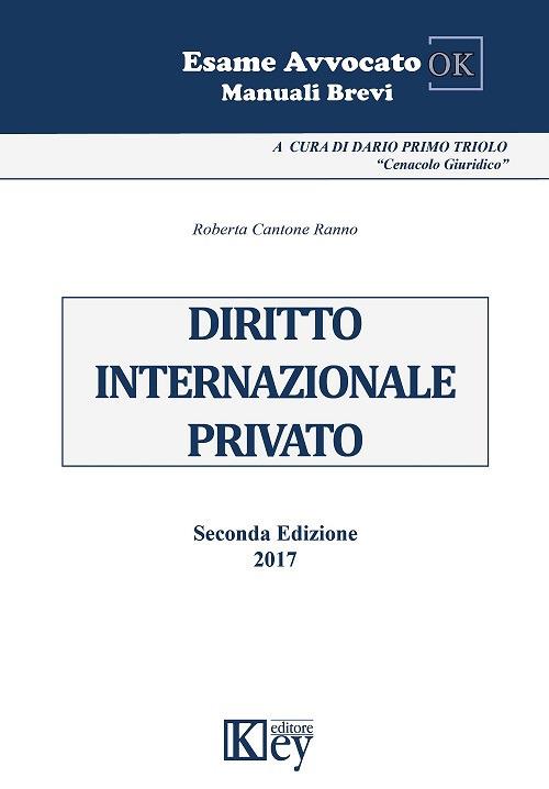 Diritto internazionale privato - Roberta Cantone Ranno - copertina