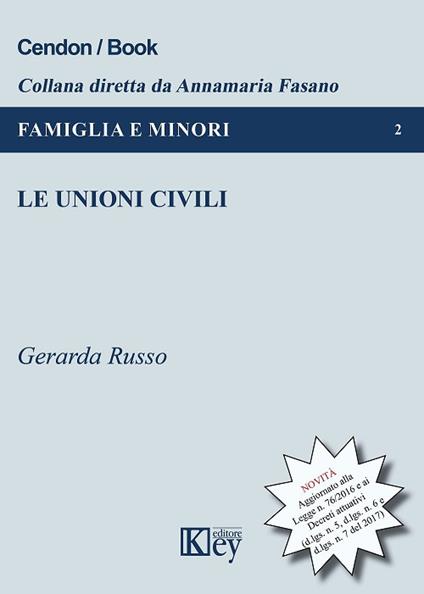 Le unioni civili - Gerarda Russo - copertina
