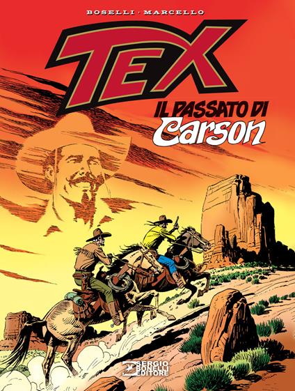 Tex. Il passato di Carson - Mauro Boselli - copertina
