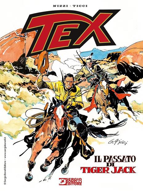 Tex. Il passato di Tiger Jack - Claudio Nizzi - copertina