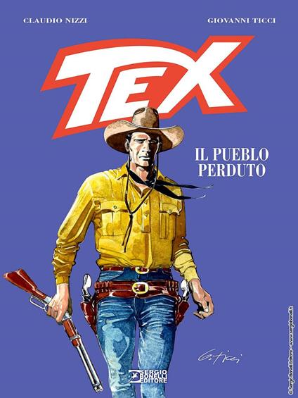 Tex. Il pueblo perduto - Claudio Nizzi - copertina