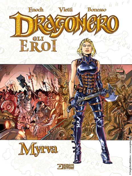 Myrva. Dragonero. Gli eroi - Luca Enoch - copertina